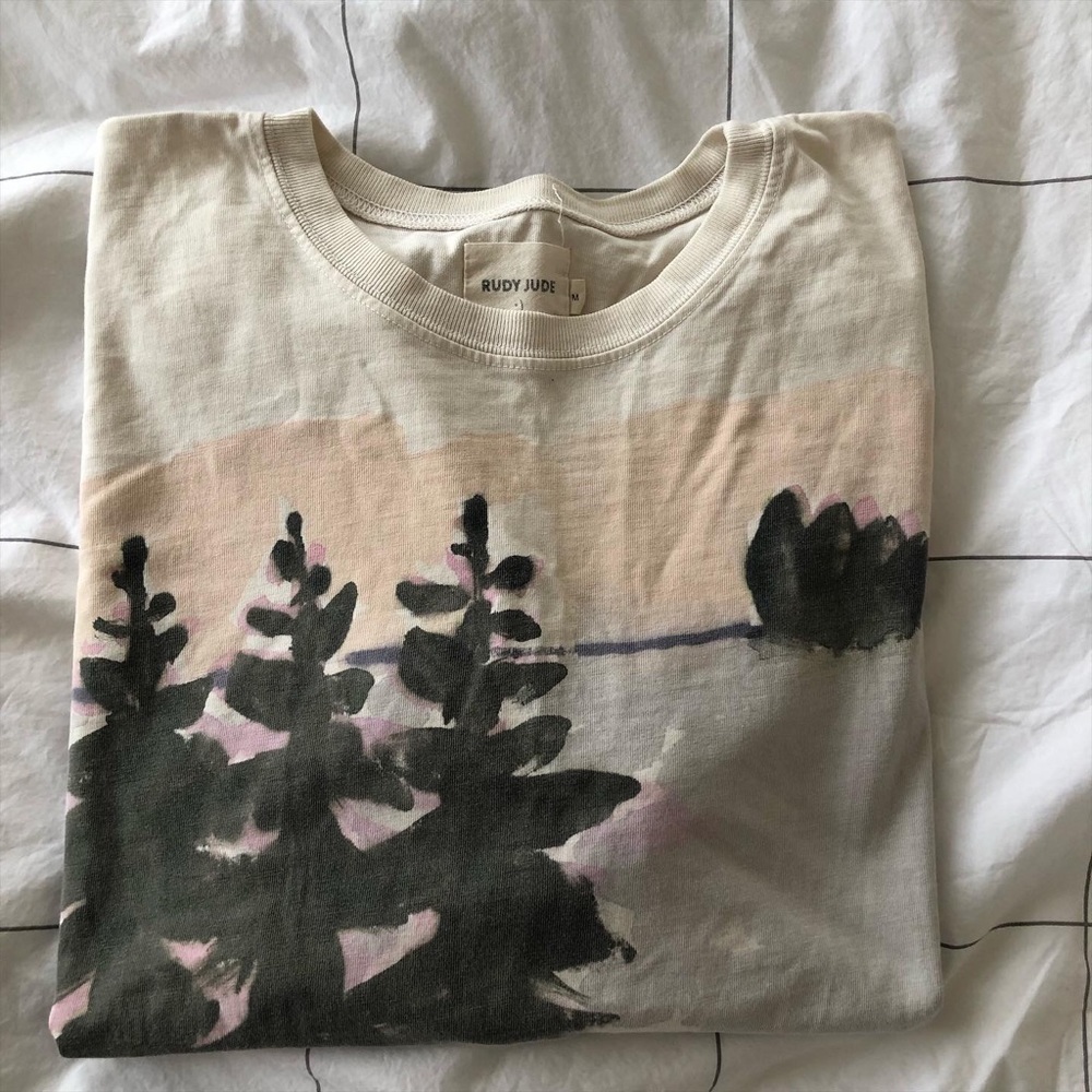 Rudy Jude hand painted tee size M